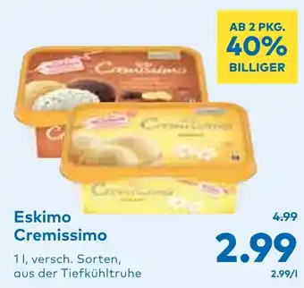 T&G Eskimo Cremissimo 1L Angebot