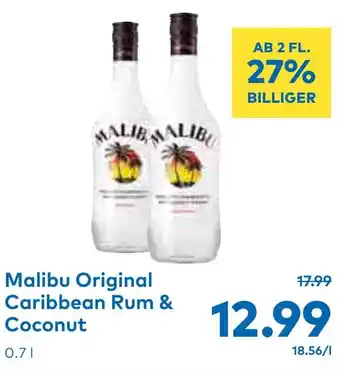 T&G Malibu Original Caribbean Rum & Coconut 0.7L Angebot