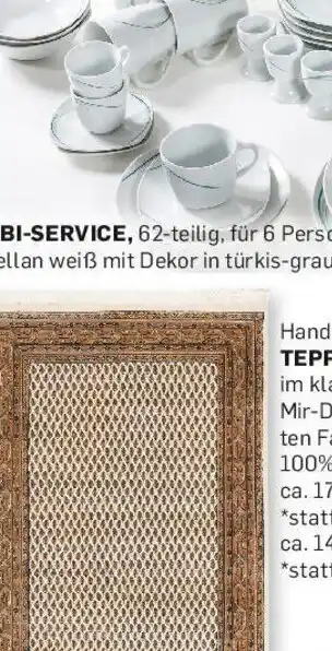 Möbel Ludwig Handgeknüpfter Teppich Angebot