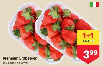 MPreis Premium Erdbeeren 350 g Angebot