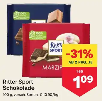 MPreis Schokolade 100g Angebot