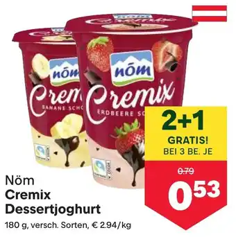 MPreis Cremix Dessertjoghurt 180g Angebot