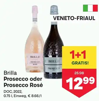 MPreis Prosecco oder Prosecco Rosé 0.75L Angebot