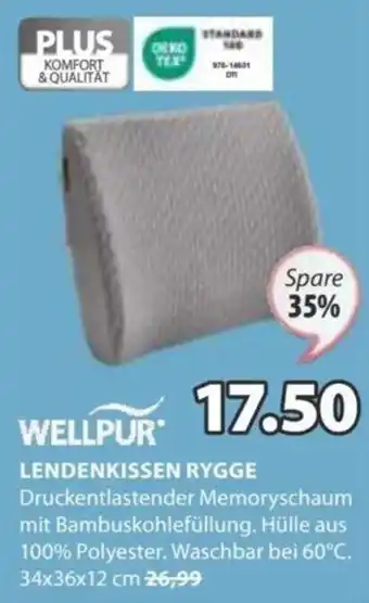 JYSK LENDENKISSEN RYGGE Angebot