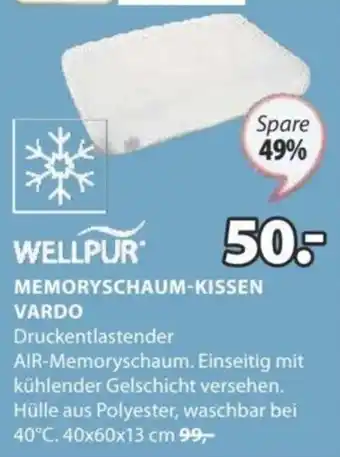 JYSK MEMORYSCHAUM-KISSEN VARDO Angebot