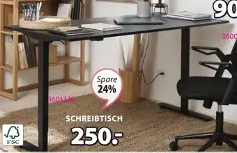 JYSK HÖHENVERSTELLBARER SCHREIBTISCH SVANEKE Angebot