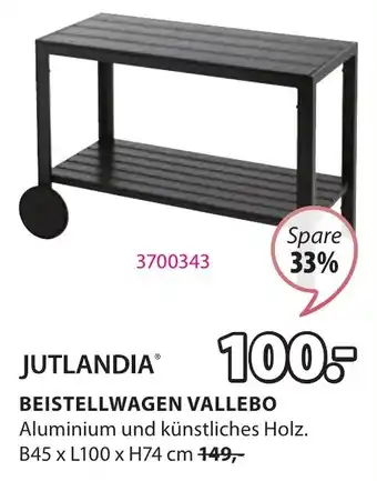 JYSK BEISTELLWAGEN VALLEBO Angebot