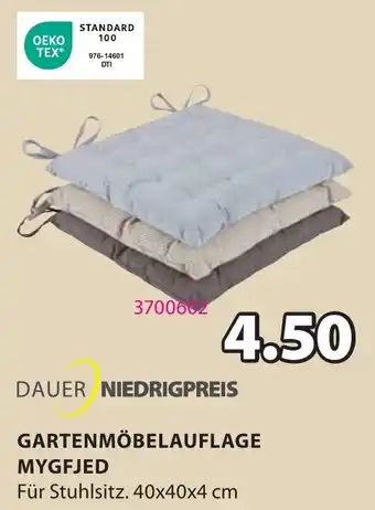 JYSK GARTENMÖBELAUFLAGE MYGFJED Angebot