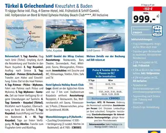 Lidl Reisen Türkei & Griechenland Angebot
