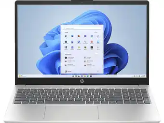 Media Markt HP Laptop 15-fc0900ng, Notebook, AMD R5-7520U, 16GB RAM, 512GB SSD, 15.6 Zoll Full-HD, Win11, Natursilber Angebot