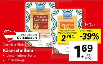 Lidl Käsescheiben 150g Angebot