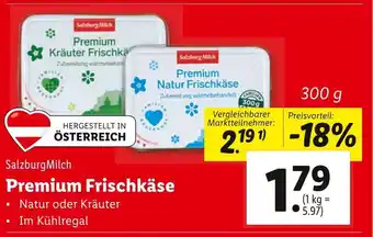 Lidl Premium Frischkäse 300g Angebot