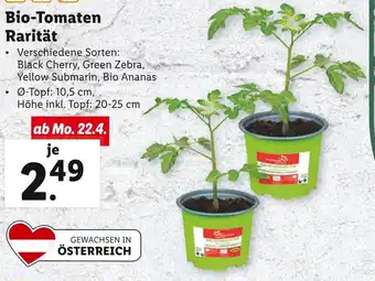 Lidl Bio-Tomaten Rarität Angebot