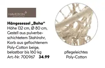 Hellweg Hängesessel Boho Angebot