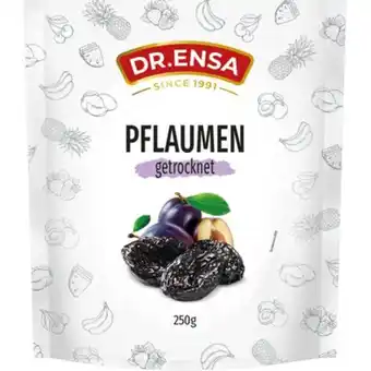 PENNY Dr. ENSA PFLAUMEN Getrocknet Penny 250 Gramm 1 Packung Angebot