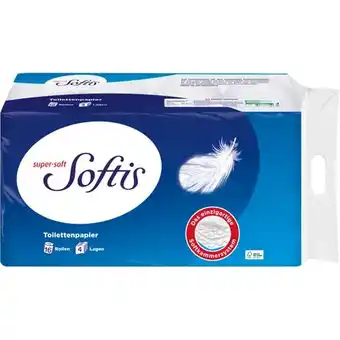 dm Softis super-soft Toilettenpapier 4-lagig dm 16 Rollen 1 Packung Angebot