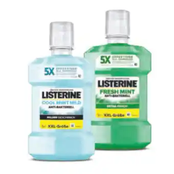 Hofer Listerine Mundspülung verschiedene Sorten HOFER 1 Liter 1 Flasche Angebot