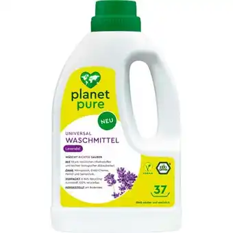 dm Planet Pure Universal Waschmittel versch. Sorten dm 37 Waschgänge 1 Flasche Angebot