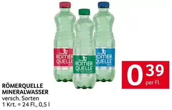 Transgourmet RÖMERQUELLE MINERALWASSER 0.5L Angebot