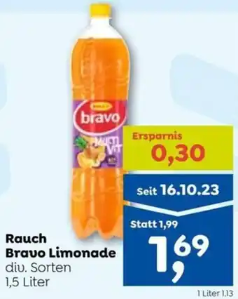 ADEG Rauch Bravo Limonade 1,5 Liter Angebot