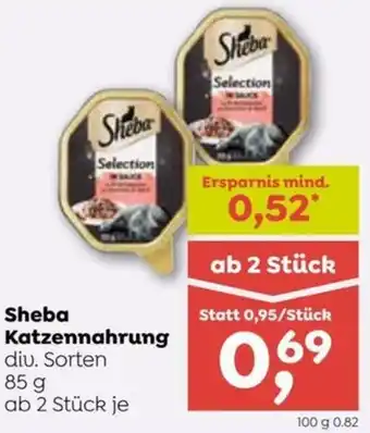 ADEG Sheba Katzennahrung 85g Angebot