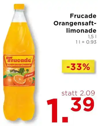 Unimarkt Frucade Orangensaft- limonade 1.5L Angebot