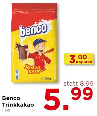 Unimarkt Benco Trinkkakao 1 kg Angebot