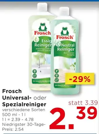 Unimarkt Frosch Universal- oder Spezialreiniger Angebot