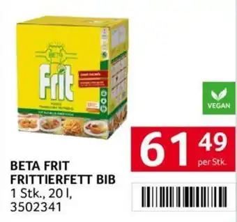 Transgourmet BETA FRIT FRITTIERFETT BIB Angebot