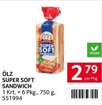 Transgourmet ÖLZ SUPER SOFT SANDWICH Angebot