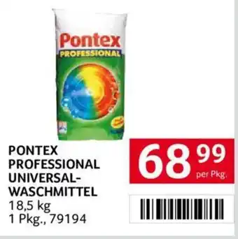 Transgourmet PONTEX PROFESSIONAL UNIVERSAL- WASCHMITTEL Angebot