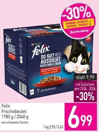 Sutterlüty Felix Frischebeutel 1780 g/2040 g Angebot