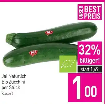 Sutterlüty Ja! Natürlich Bio Zucchini Angebot