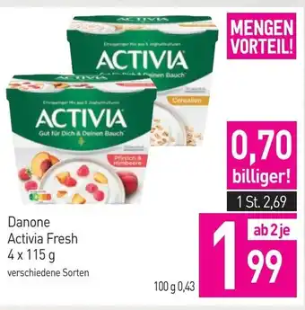 Sutterlüty Danone Activia Fresh 4 x 115g Angebot