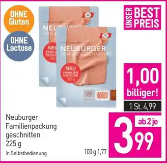 Sutterlüty Neuburger Familienpackung geschnitten 225g Angebot