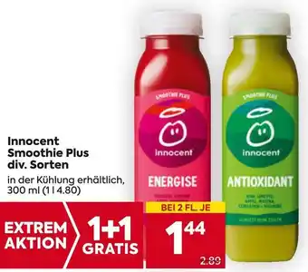 Billa Innocent Smoothie Plus div. Sorten 300ml Angebot