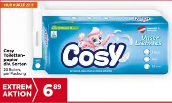 Billa Cosy Toiletten- papier div. Sorten 20 Rollen Angebot