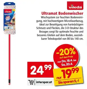 Interspar Ultramat Bodenwischer Angebot