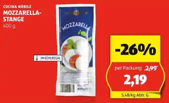 Hofer MOZZARELLA- STANGE 400g Angebot