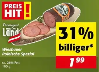 Nah&Frisch Wiesbauer Polnische Spezial 100g Angebot