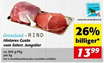 Nah&Frisch Hinteres Gusto vom österr. Jungstier 800g Angebot