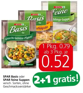 Spar SPAR Basis oder SPAR feine Suppen Angebot