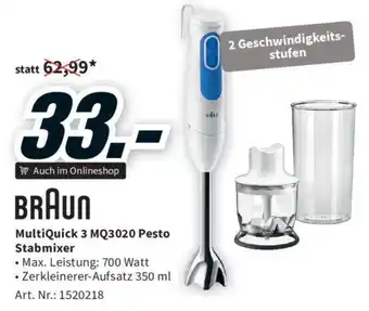 Media Markt MultiQuick 3 MQ3020 Pesto Stabmixer Angebot