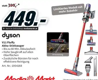 Media Markt V11 Fluffy Akku-Stielsauger Angebot