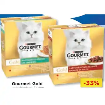 Unimarkt Purina Gourmet Gold versch. Sorten Unimarkt 8 Stück 1 Packung Angebot