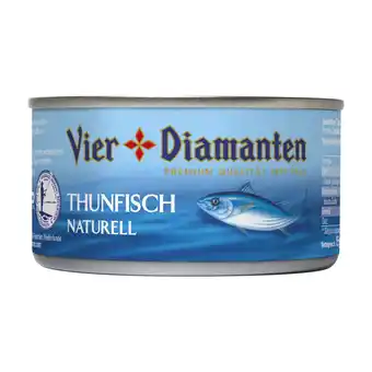 Unimarkt Vier Diamanten Thunfisch natur oder in Öl versch. Sorten Unimarkt 1 Dose Angebot