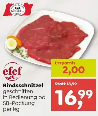 ADEG Rindsschnitzel Angebot