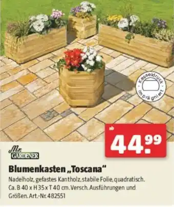 Hagebau Blumenkasten Toscana Angebot