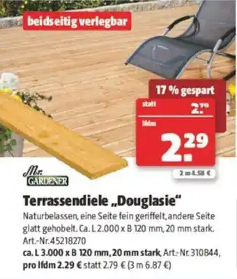 Hagebau Terrassendiele Douglasie Angebot