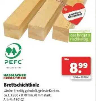 Hagebau Brettschichtholz Angebot